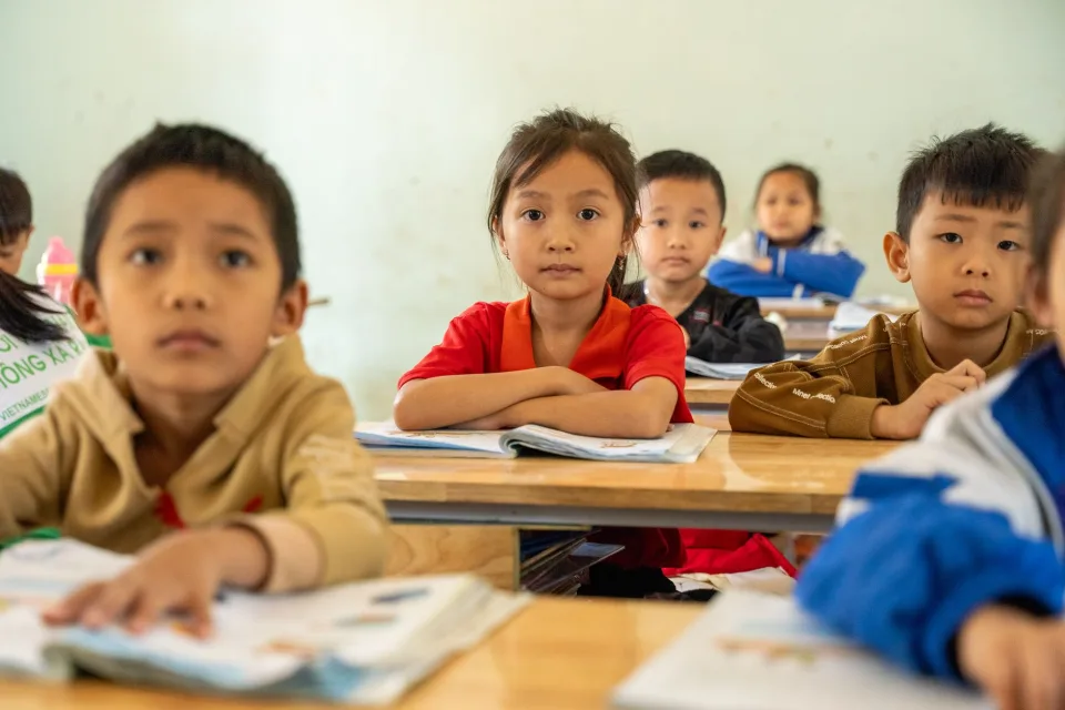 Sinh viên học tiếng Anh tại Võ Văn Đức